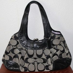 Coach Signature Ergo Framed Kisslock